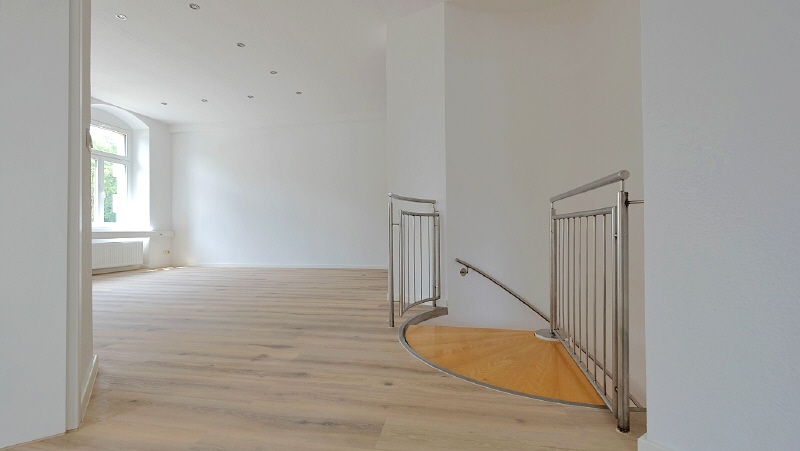 Innenansicht, Empfang