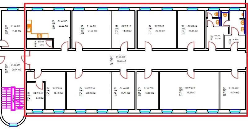 Grundriss OG 398,63qm