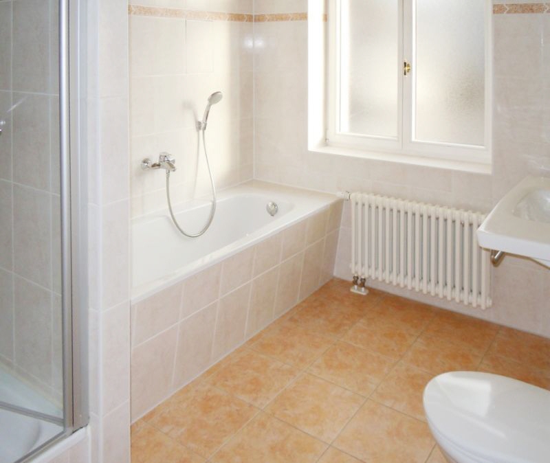 Bad mit Wanne und Dusche MUSTER