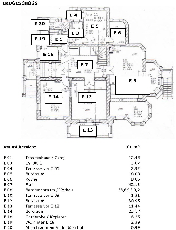 Grundriss Erdgeschoss