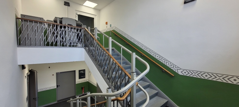 barrierefreier Zugang mit Treppenlift