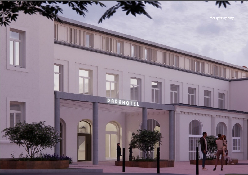 Visualisierung Haupteingang