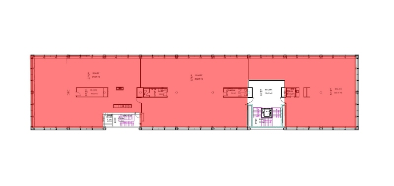 Grundriss Büroflächen