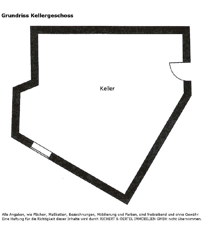 Grundriss Kellergeschoss