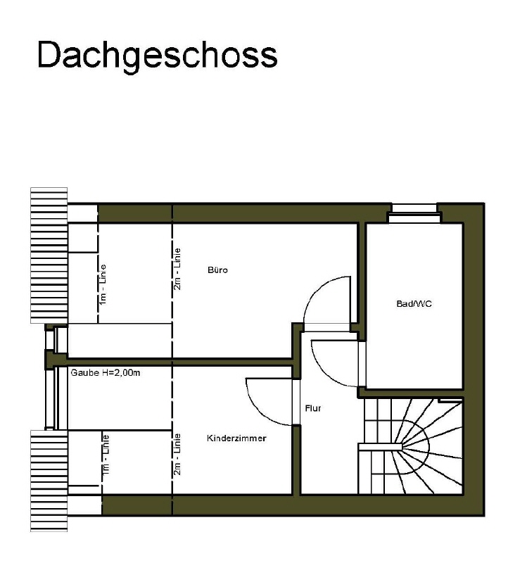 Grundriss Dachgeschoss