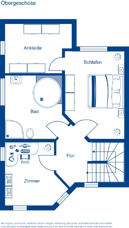 Grundriss Obergeschoss