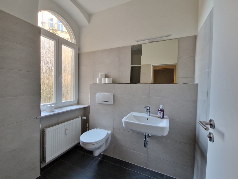 moderne Sanitäranlage