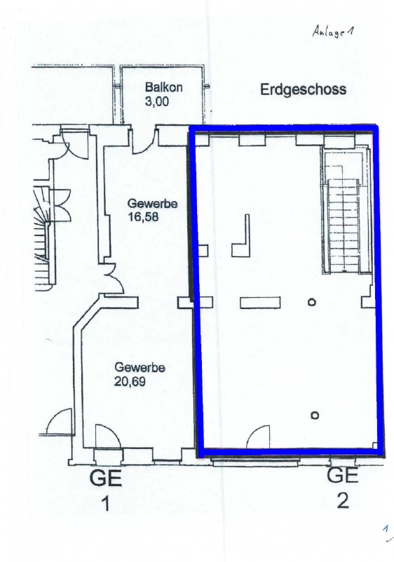 Grundriss Erdgeschoss