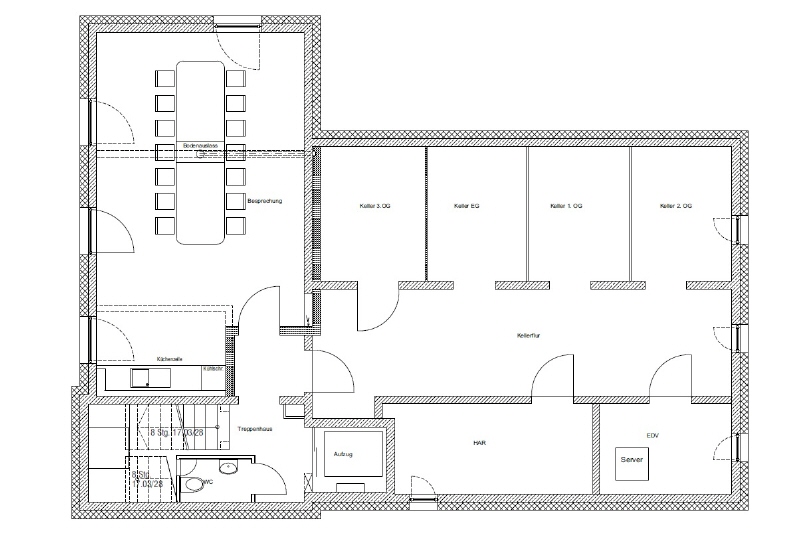 Grundriss Untergeschoss
