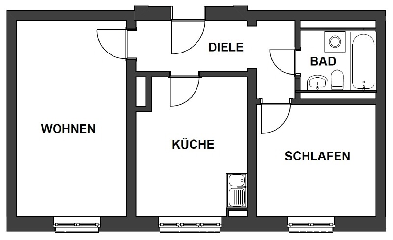 Willkommen in Dresden-Striesen - Frisch renovierte 2-Raumwohnung - Foto 3